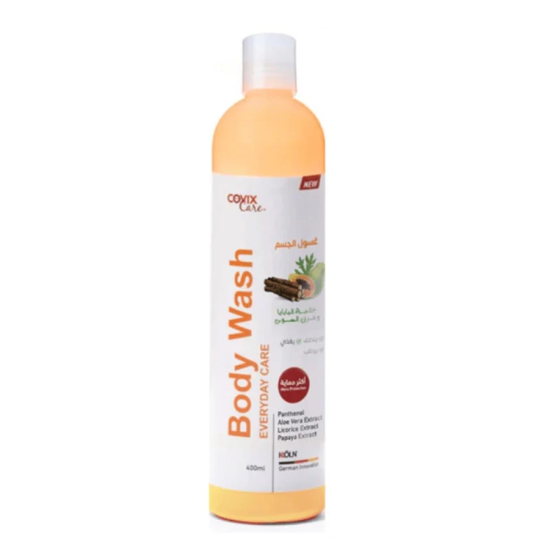 Covix Care Body Wash Papaya Extract and Licorice Extract 400ml for Radiant Skin - Covix