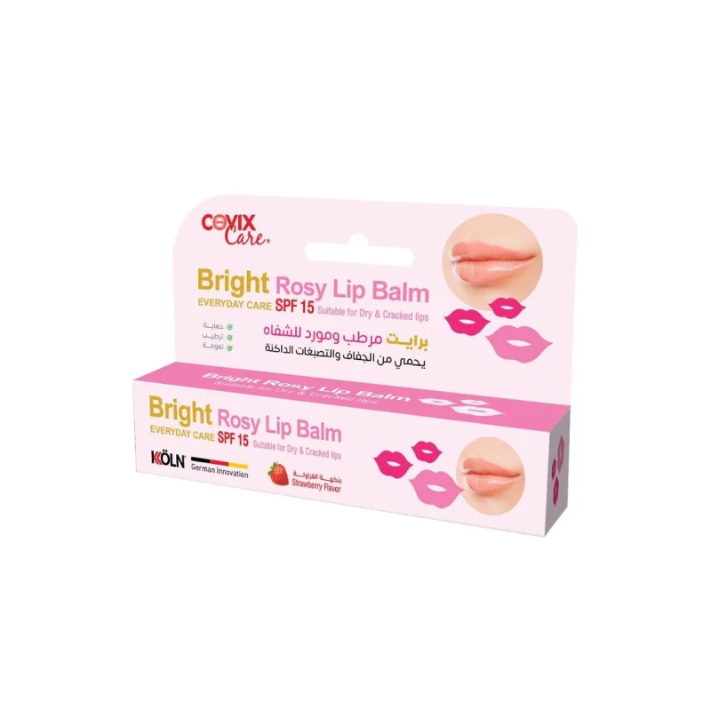 Covix Care Bright Lip Moisturizer 15ml, Original Formula, For Soft and Hydrated Lips - Covix