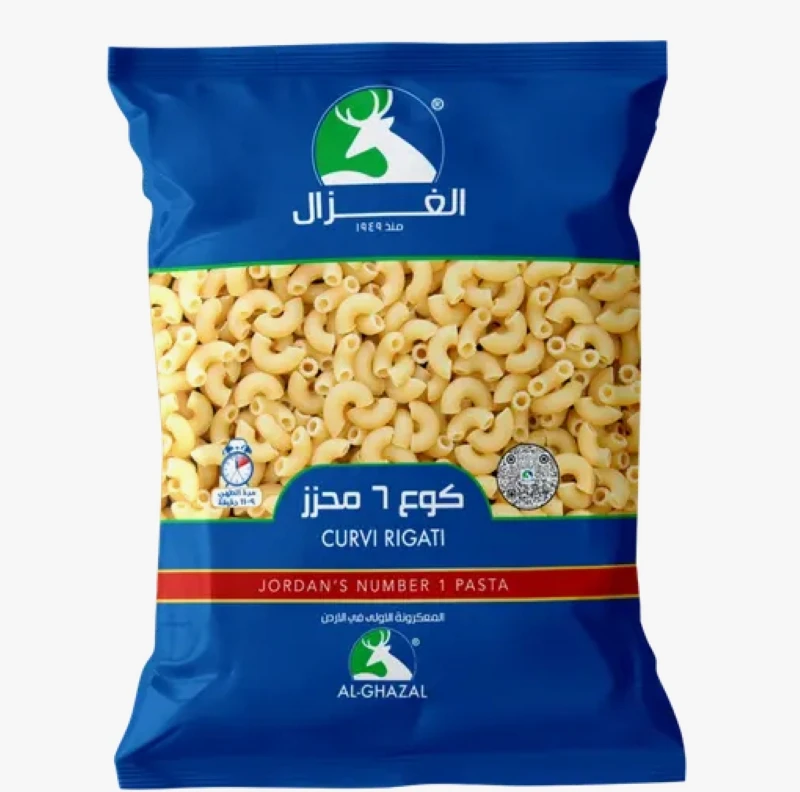 Al-Ghazal Pasta Curvi 6 Rigati 300g, Premium Quality Pasta for Delicious Meals