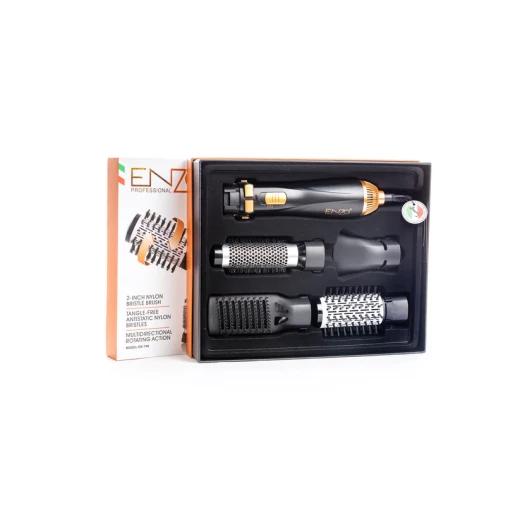Enzo Italy EN-746 مصفف شعر احترافي 4 في 1 دوار تلقائي فرشاة مجفف شعر - إنزو - Image 6