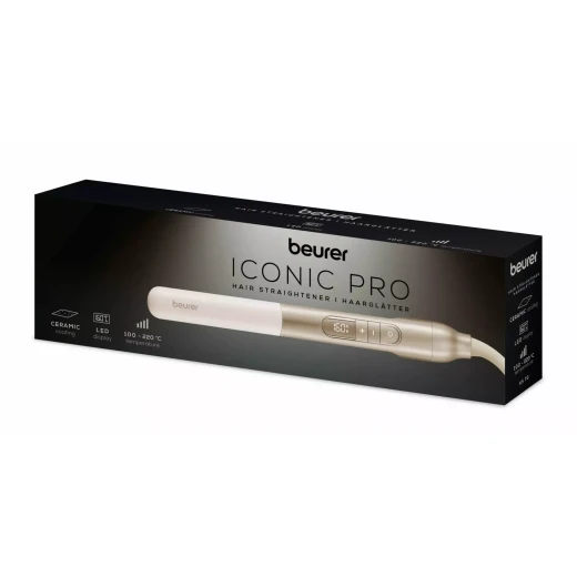 مملس شعر بيورير HS 70 ICONIC Pro، 100-220 درجة مئوية، تصفيف احترافي مملس شعر بيورير HS 70 ICONIC Pro، 100-220 درجة مئوية، تصفيف احترافي