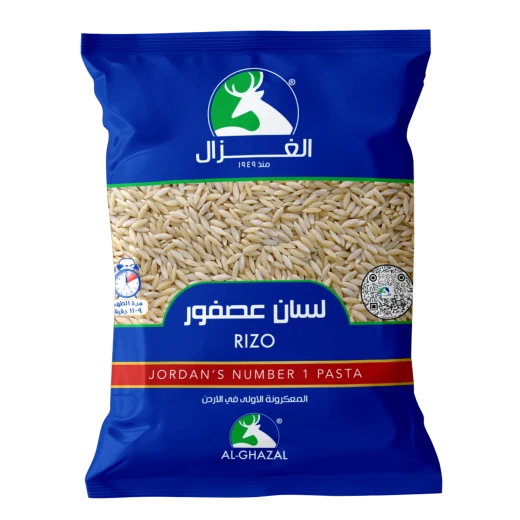 معكرونة الغزال لسان عصفور للشوربة 300 جم، مصنوعة من سميد القمح القاسي معكرونة الغزال لسان عصفور للشوربة 300 جم، مصنوعة من سميد القمح القاسي