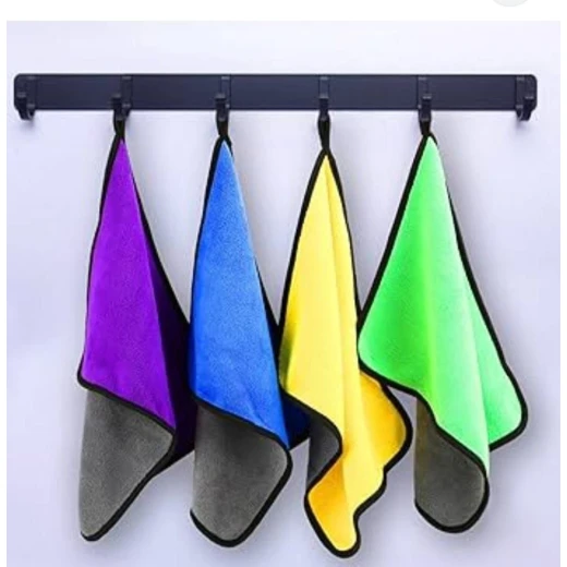 Super Absorbent Microfiber Dishcloths, Non-Shedding, Quick-Drying Cleaning Cloths one piece - Kitchen house - Image 3