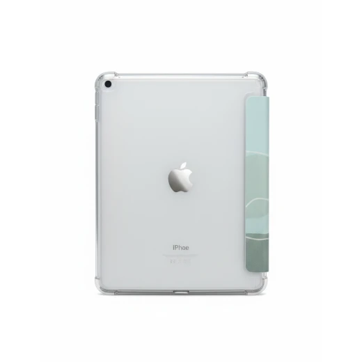 جراب ذكي هجين شفاف تمامًا لجهاز iPad (الجيل العاشر) - جراب واقٍ مقاوم للصدمات مع فتحة للكاميرا الأفقية وحامل متعدد الزوايا مح حامل للقلم - لولو شوب الكترونيات - Image 2