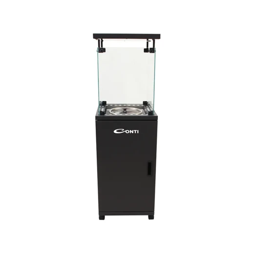 CONTI Patio Gas Heater Black Matt 13 KW Outdoor Heating for Patios and Gardens CONTI Patio Gas Heater Black Matt 13 KW Outdoor Heating for Patios and Gardens