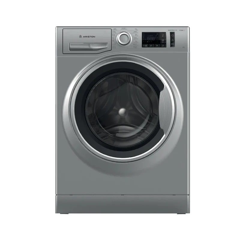 Ariston Washing Machine 8KG 1200 RPM Silver with Steam Technology - ARISTON