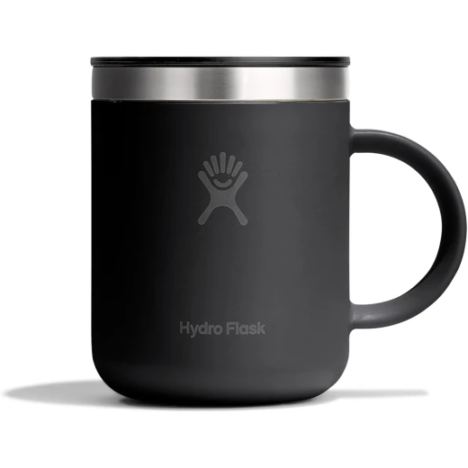 Hydro Flask 12oz Black Insulated Coffee Travel Mug with Handle Keeps Beverages Hot or Cold for Hours Double Wall Vacuum Insulation Durable Powder Coat Finish Perfect for Commuting Hydro Flask 12oz Black Insulated Coffee Travel Mug with Handle Keeps Beverages Hot or Cold for Hours Double Wall Vacuum Insulation Durable Powder Coat Finish Perfect for Commuting