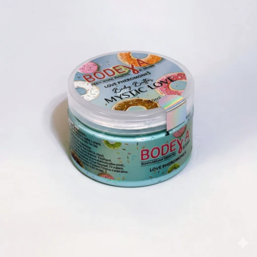 Bodeva Mystic Love Gum Body Butter 250ml – Sweet Chewing Gum Scent, Soft Skin, Deep Hydration, Silky Smooth Bodeva Mystic Love Gum Body Butter 250ml – Sweet Chewing Gum Scent, Soft Skin, Deep Hydration, Silky Smooth