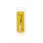 Princess Elegance Professional Eyebrow Tweezers - High-precision, excellent quality hair removal tweezers - Stylish black design with an angled opening for complete control - Princess Jewelry