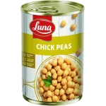 Luna Chickpeas 380g Can High Quality Legumes for Cooking and Baking - Luna