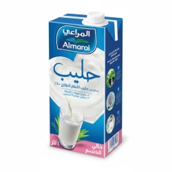 Al Marai Long Life Fat Free Milk 1 Liter – Healthy & Refreshing Dairy Drink, Perfect For Everyday Consumption, Convenient Packaging