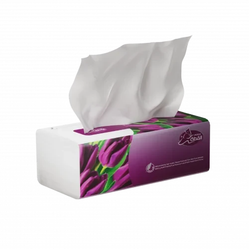 Al Qutta Lavender Scented 2-Ply Tissue Paper Pack of 10 Boxes Soft and Absorbent Facial Tissues Ideal for Sensitive Skin Everyday Use in Home and Office - Al Qutta - Image 2