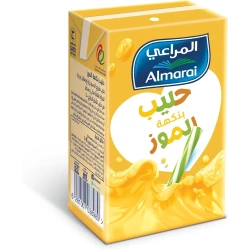 Almarai Mooienkom Banana Flavored Milk 150ml: Delicious and Refreshing Milk Drink with the Great Taste of Banana, Perfect for a Quick Energy Boost Anytime