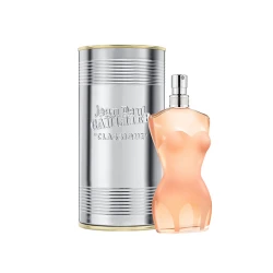 عطر جان بول غوتييه كلاسيك أو دي تواليت للنساء 100 مل، رائحة الزهور الشرقية. عطر كلاسيكي خالد يجمع بين زهر البرتقال والزنجبيل والفانيليا. فكرة هدية مثالية.