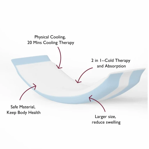 Momcozy Soothing Cold Pads for Postpartum Relief, 8 Count, Instant Cooling - Momcozy - Image 3
