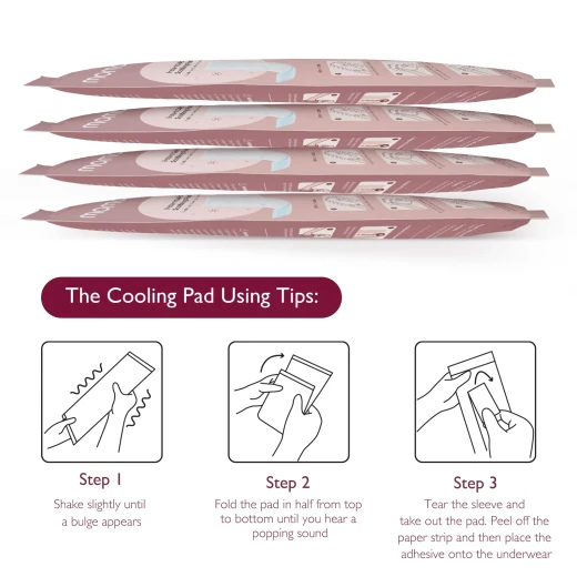 Momcozy Soothing Cold Pads for Postpartum Relief, 8 Count, Instant Cooling - Momcozy - Image 6