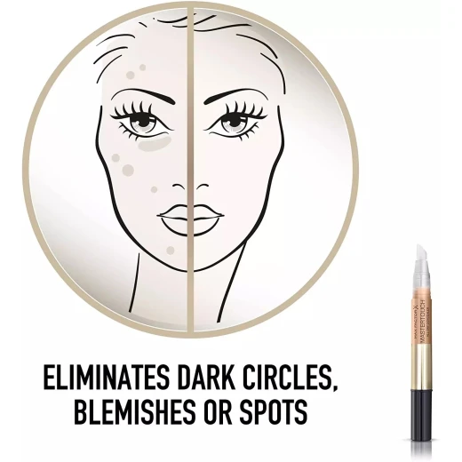 Max Factor Mastertouch Under-Eye Concealer 309 Beige 10g, Full Coverage, Long Lasting - Max Factor - Image 2