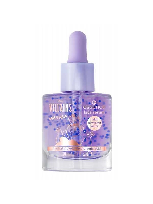 Essence Disney Villains Ursula Hydrating Serum 30ml Cornflower Water Vegan Formula