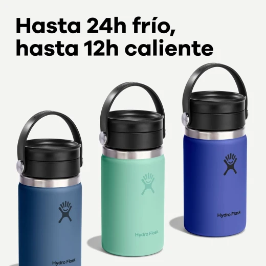 Hydro Flask Wide Mouth Coffee Flask 355ml Harbor Blue Insulated Drink Bottle - Hydro Flask - Image 4