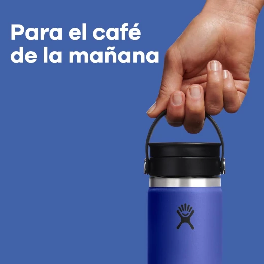 Hydro Flask Wide Mouth Coffee Flask 355ml Harbor Blue Insulated Drink Bottle - Hydro Flask - Image 3