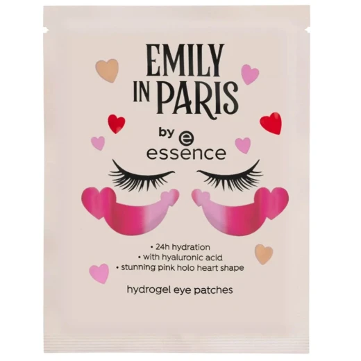 Essence Emily In Paris Hydrogel Eye Patches Hydrating, Heart Shaped, 01, 1 Pair Essence Emily In Paris Hydrogel Eye Patches Hydrating, Heart Shaped, 01, 1 Pair