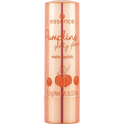 Essence Pumpkins Pretty Please Matte Lipstick Sweeter Than Pumpkin Pie Nude Creamy Formula - Essence - Image 3