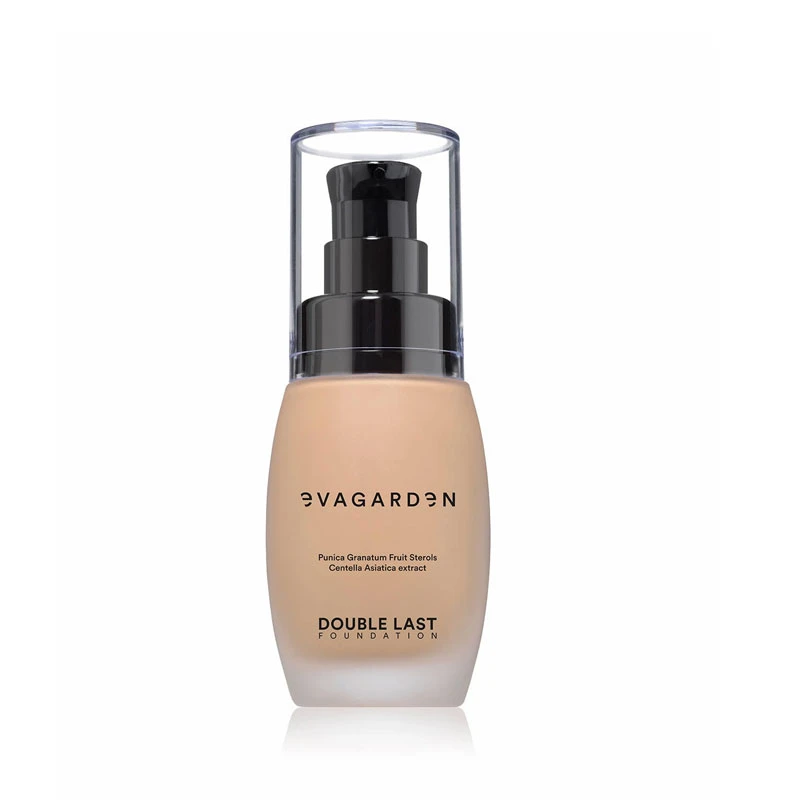 Evagarden Double Last Foundation 164 Almond Full Coverage Long-Lasting 30ml - Evagarden
