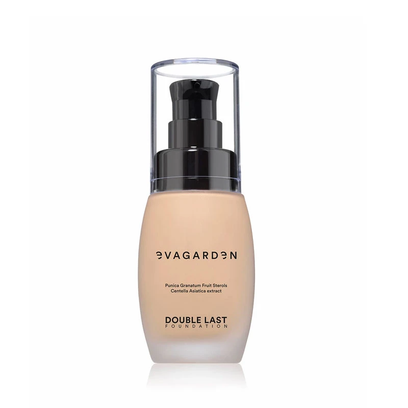 Evagarden Double Last Foundation 162 Light Sand Full Coverage Long-Lasting 30ml - Evagarden