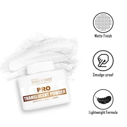 Forever52 Pro Loose Setting Powder Banana Shade 30g, Long-Lasting Matte Finish NFB002