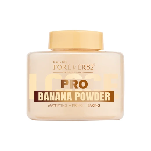Forever52 Pro Loose Setting Powder Banana Shade 30g, Long-Lasting Matte Finish NFB001 - Image 2