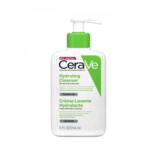 CeraVe Hydrating Cleanser 8oz Gentle Face Wash for Normal to Dry Skin CeraVe Hydrating Cleanser 8oz Gentle Face Wash for Normal to Dry Skin