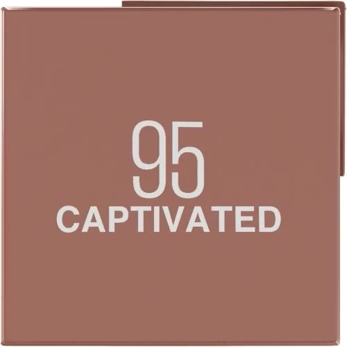 MAYBELLINE New York Lip Colour, Smudge-free, Long Lasting up to 16h, Liquid Lipstick, Shine Finish, SuperStay Vinyl Ink, 95 Captivated - Maybelline New York - Image 2