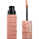 MAYBELLINE New York Lip Colour, Smudge-free, Long Lasting up to 16h, Liquid Lipstick, Shine Finish, SuperStay Vinyl Ink, 95 Captivated - Maybelline New York