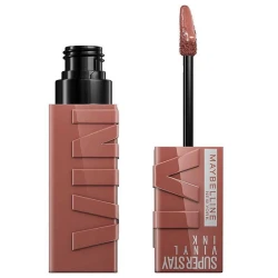 Maybelline New York Super Stay Vinyl Ink Liquid Lip Colour, 16HR Long-Lasting, Ultra-Pigmented, Smudge & Transfer-Proof, High Shine Finish, Vegan Formula for Comfortable Wear, Shade: 110 Awestruck