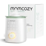 جهاز تسخين زجاجات الأطفال Momcozy Nutri، تسخين سريع، ضوء ليلي، حليب الأم وتركيبة - موم كوزي