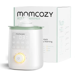 جهاز تسخين زجاجات الأطفال Momcozy Nutri، تسخين سريع، ضوء ليلي، حليب الأم وتركيبة