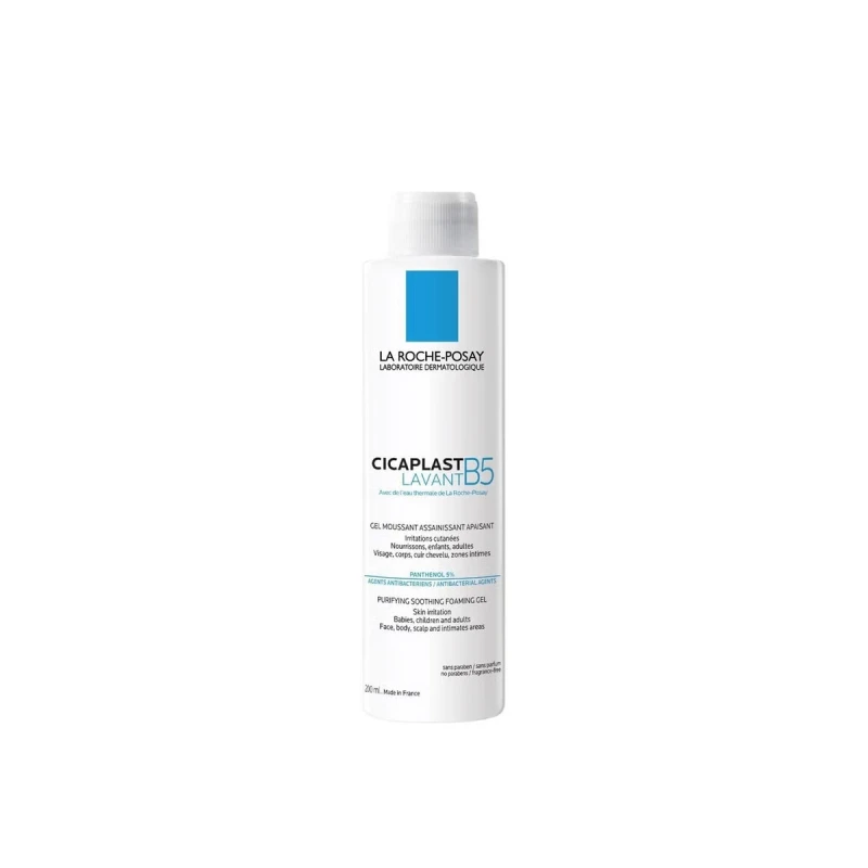 La Roche-Posay Cicaplast Lavant B5 Purifying Soothing Foaming Gel 200ml for Sensitive Skin - La Roche Posay