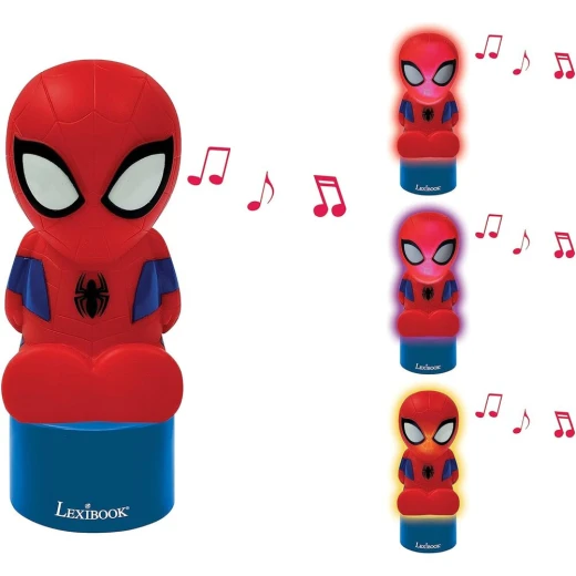 Lexibook Marvel Spider-Man Nightlight Speaker, Color Changing, 3+ Years Lexibook Marvel Spider-Man Nightlight Speaker, Color Changing, 3+ Years