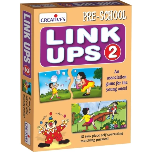 Creative's Link Ups -2 | an Association Game for The Pre-Schoolers | Aim is to Identify Pieces of Pictures and Link Them Correctly | Logical Thinking and Problem Solving for Ages 2 & UP Creative's Link Ups -2 | an Association Game for The Pre-Schoolers | Aim is to Identify Pieces of Pictures and Link Them Correctly | Logical Thinking and Problem Solving for Ages 2 & UP