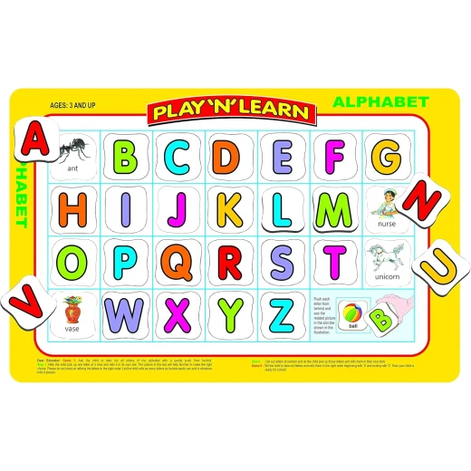 Creative's Educational 2-in-1 Alphabet Upper and Lowercase Game for Toddlers Ages 2+ Years - Creative's - Image 3