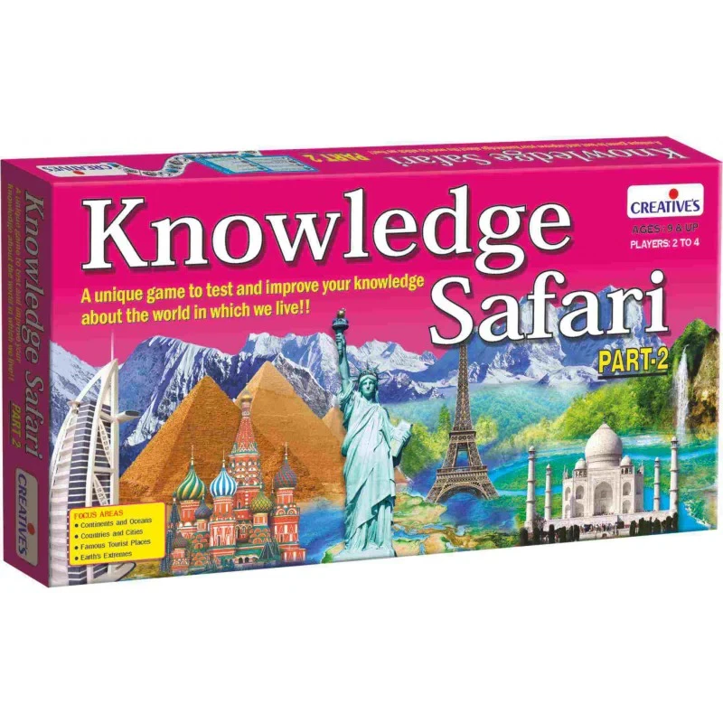 Creative's Math Safari Board Game Educational for Kids Ages 7 and Up - Creative's