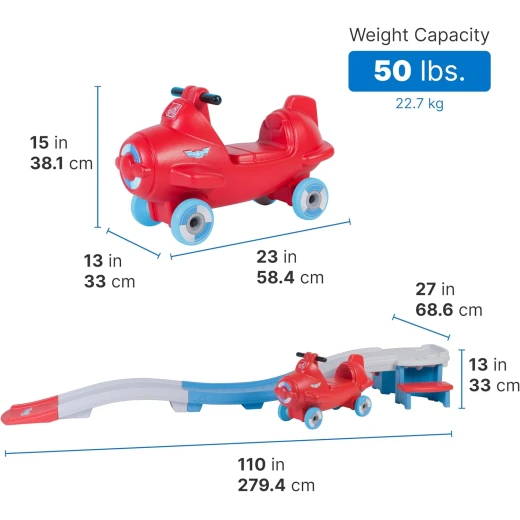 Step2 Sky Rider Up and Down Coaster Outdoor Toy for Kids: Fun Ride for Toddlers, Durable Construction, 20+ Feet Ride Track - Step2 - Image 6