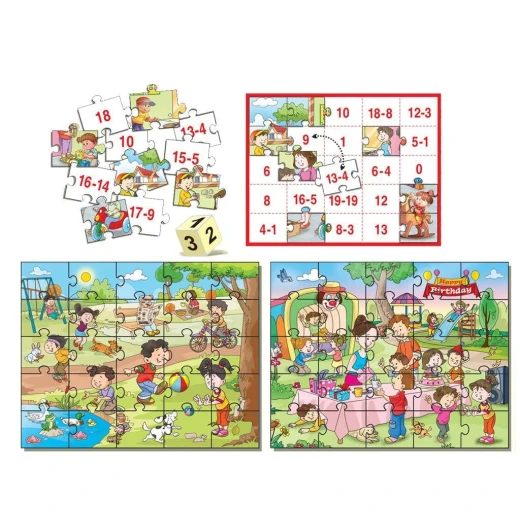Creative's Educational Math Puzzle Subtraction Game for Kids, Educational Toy - Creative's - Image 2