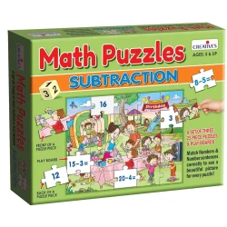 Creative's Educational Math Puzzle Subtraction Game for Kids, Educational Toy