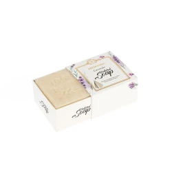 Répertoire Lavender Natural Solid Soap 125g, Infused With Essential Oils, Provides Gentle Cleansing and Relaxation for Skin, Made in France
