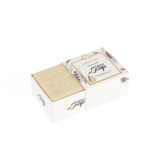 Répertoire Lavender Natural Solid Soap 125g, Infused With Essential Oils, Provides Gentle Cleansing and Relaxation for Skin, Made in France