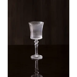Madame Coco Paris Glasses Set of 4 Clear Elegant Design Perfect for Serving Drinks 265ml Capacity Ideal for Parties and Everyday Use