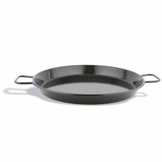 Pujadas Enamelled Steel Paella Pan 36cm Diameter Black for Authentic Spanish Cuisine Pujadas Enamelled Steel Paella Pan 36cm Diameter Black for Authentic Spanish Cuisine