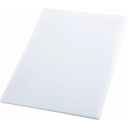 Pujadas Cutting Board 30x20cm White Polyethylene with Silicone Feet for Kitchen Use Pujadas Cutting Board 30x20cm White Polyethylene with Silicone Feet for Kitchen Use