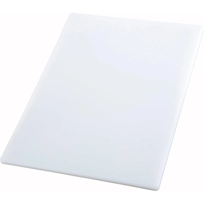 Pujadas Cutting Board 30x20cm White Polyethylene with Silicone Feet for Kitchen Use